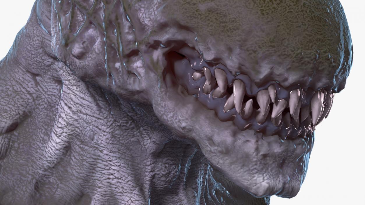 3D Monster Beast Head model