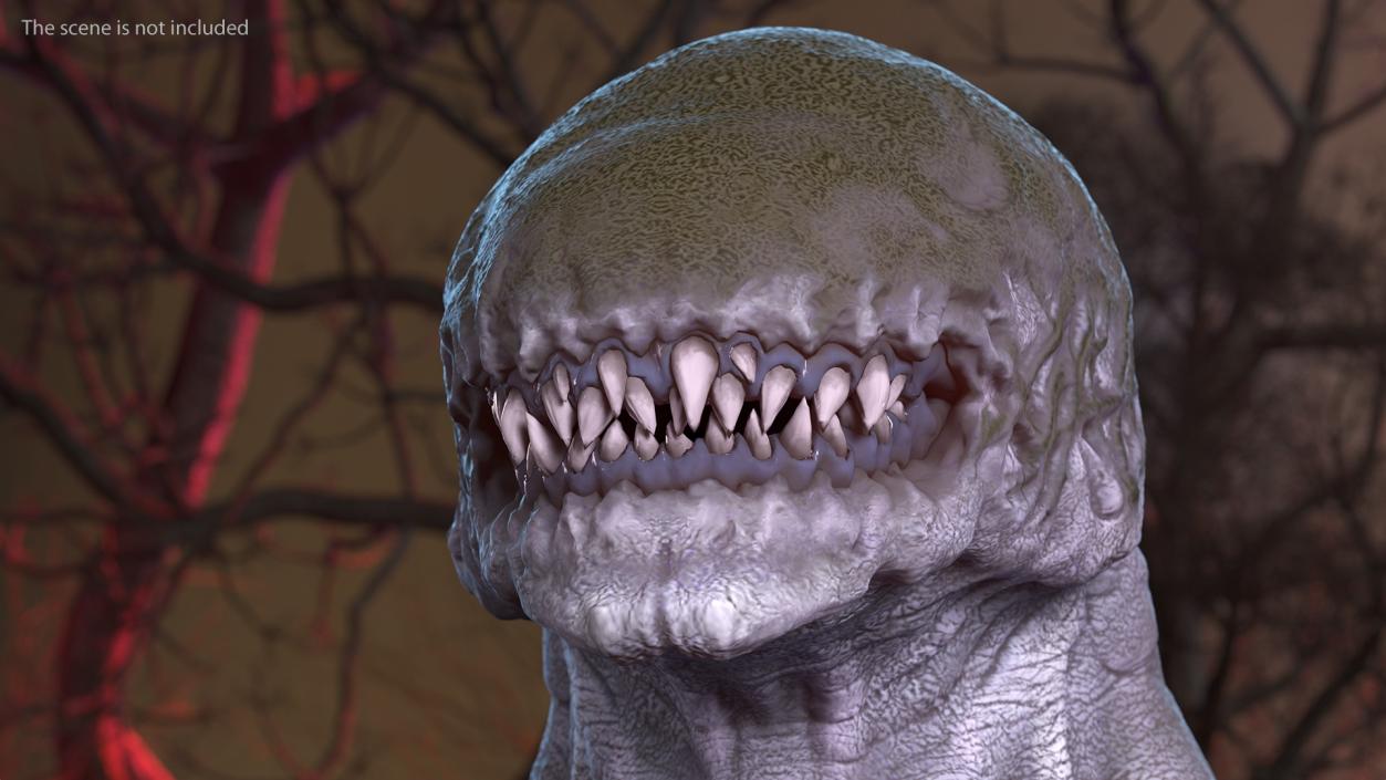 3D Monster Beast Head model