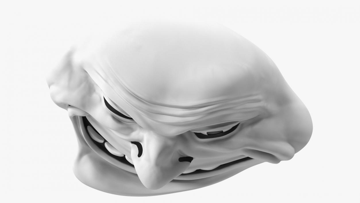 3D model Trollface White