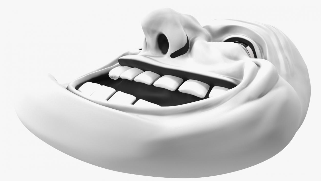 3D model Trollface White