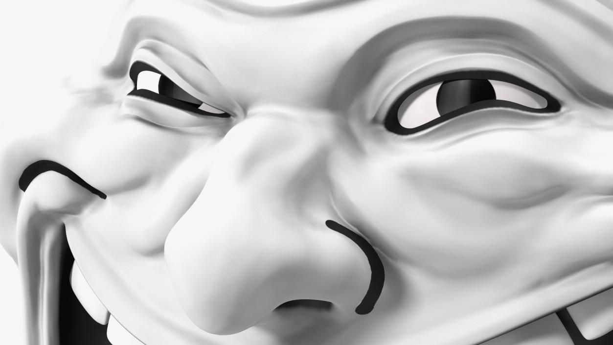 3D model Trollface White