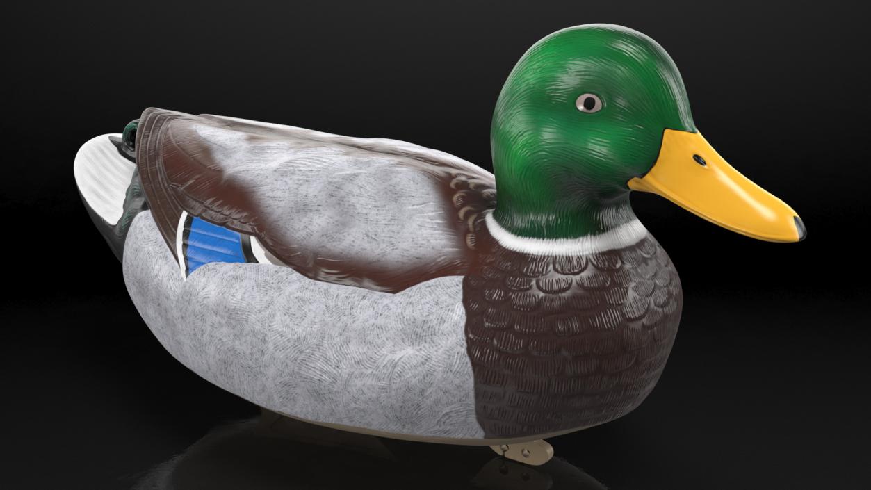 3D Duck Decoy Drake