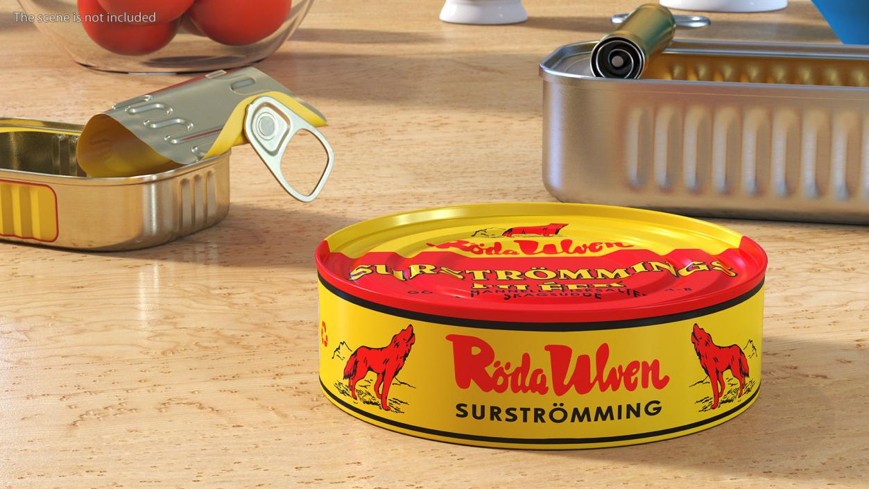 Canned Fish Surstromming 300g 3D model