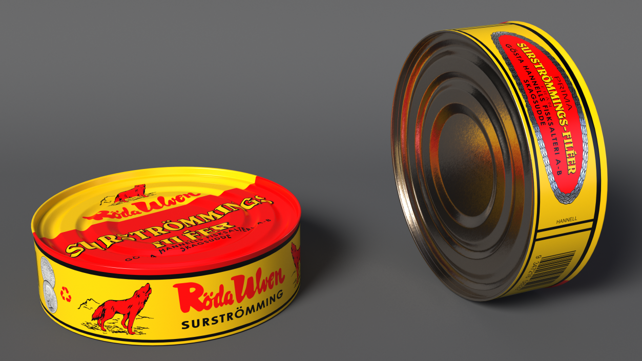 Canned Fish Surstromming 300g 3D model