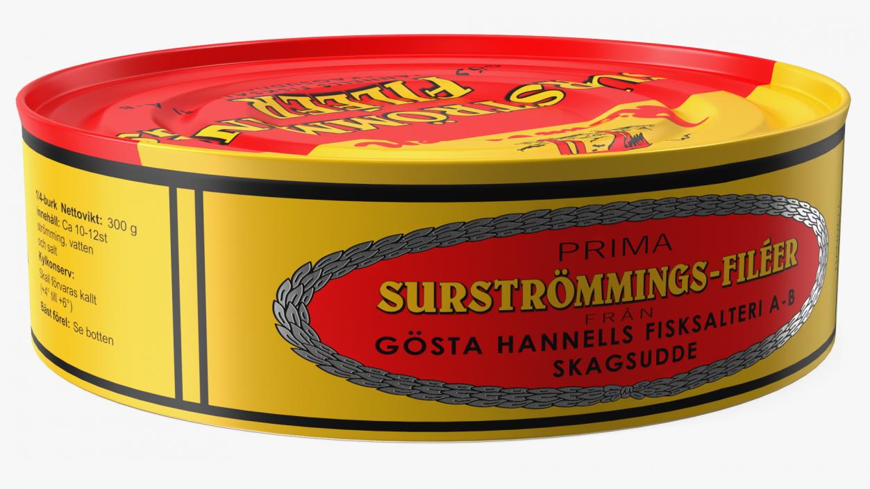 Canned Fish Surstromming 300g 3D model