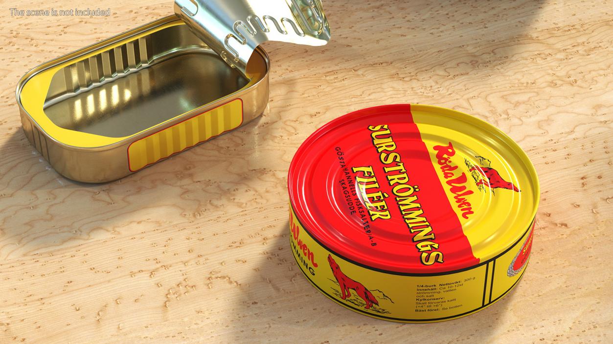 Canned Fish Surstromming 300g 3D model