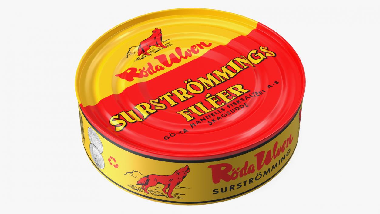 Canned Fish Surstromming 300g 3D model