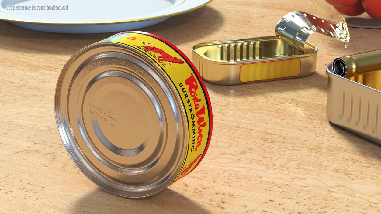 Canned Fish Surstromming 300g 3D model