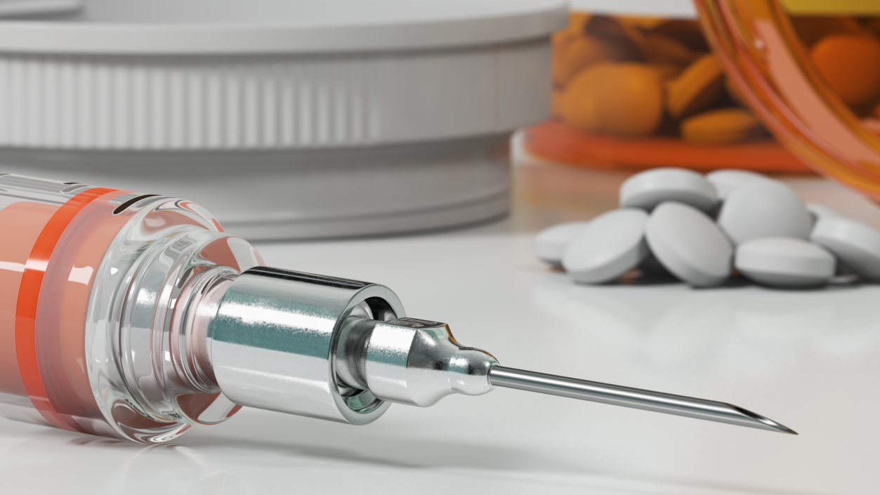 Veterinary Vaccine Syringe ARDES 10ml 3D