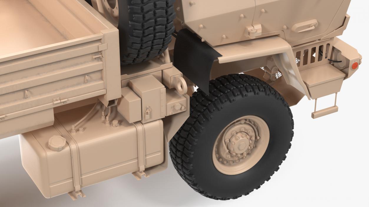 3D model Oshkosh FMTV Cargo Truck 6x6 Rigged