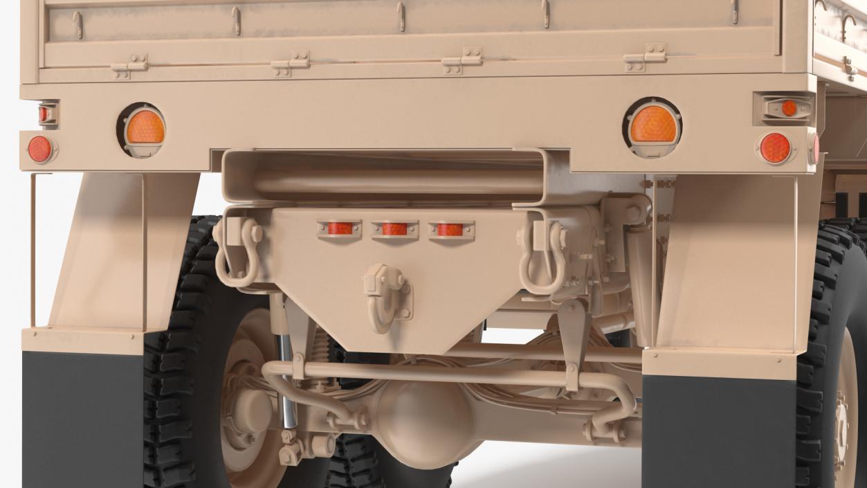 3D model Oshkosh FMTV Cargo Truck 6x6 Rigged