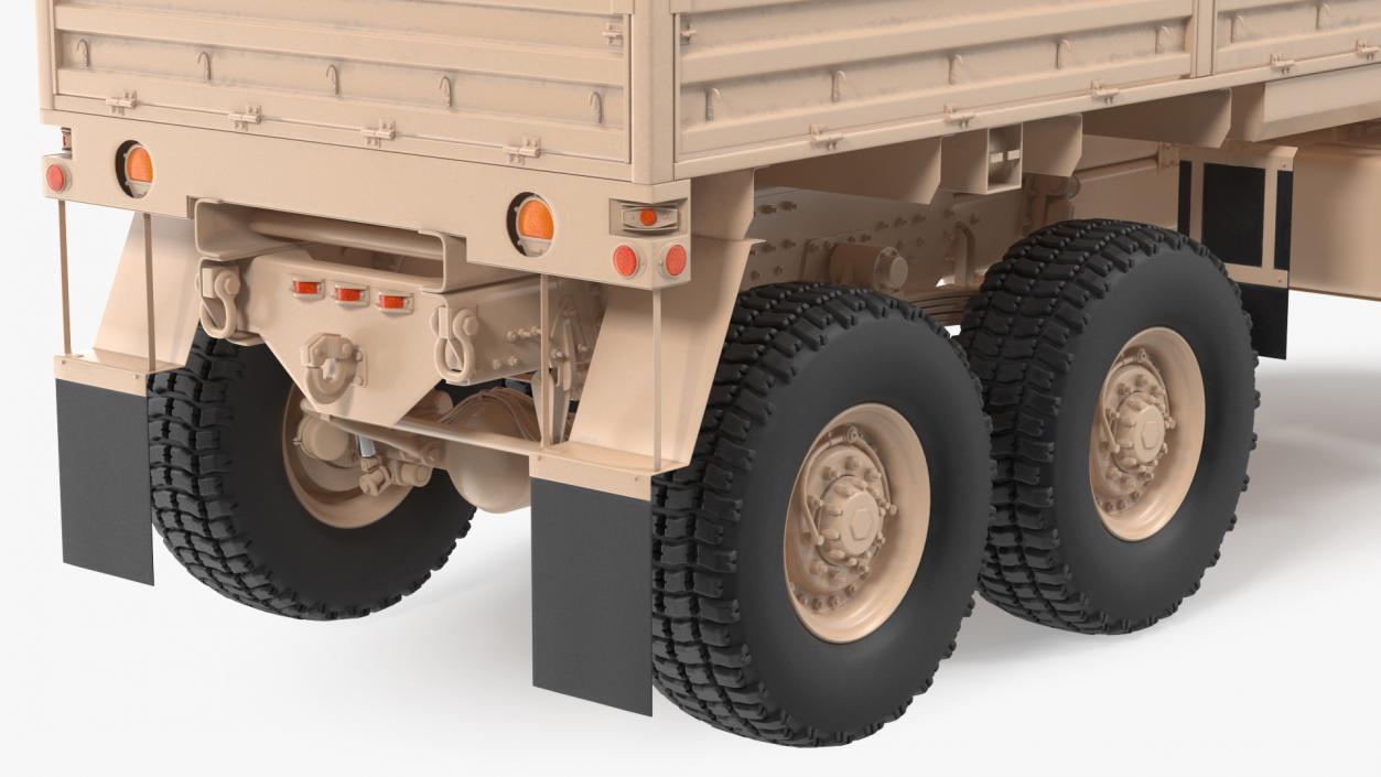 3D model Oshkosh FMTV Cargo Truck 6x6 Rigged