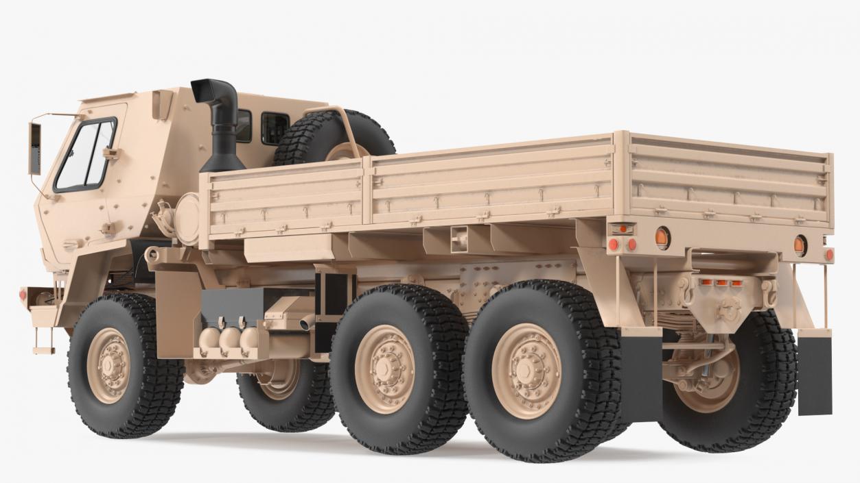 3D model Oshkosh FMTV Cargo Truck 6x6 Rigged