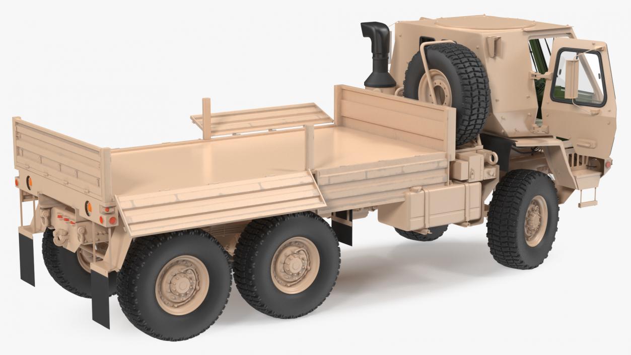 3D model Oshkosh FMTV Cargo Truck 6x6 Rigged