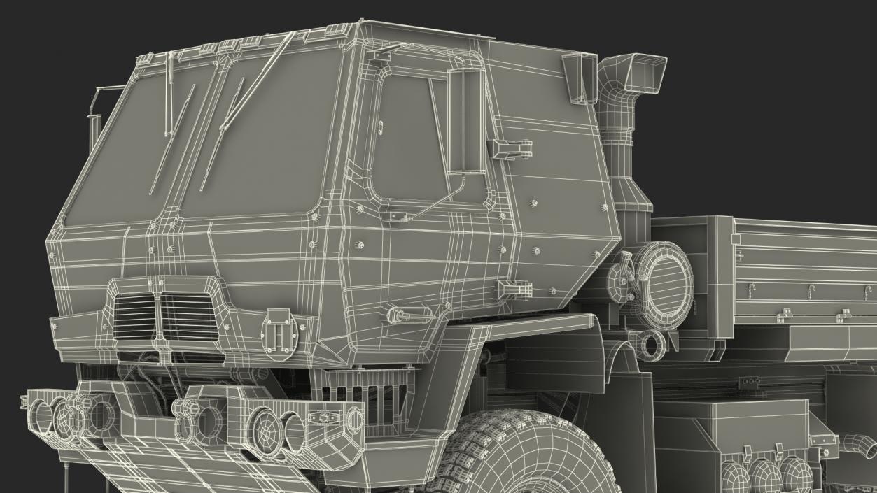 3D model Oshkosh FMTV Cargo Truck 6x6 Rigged