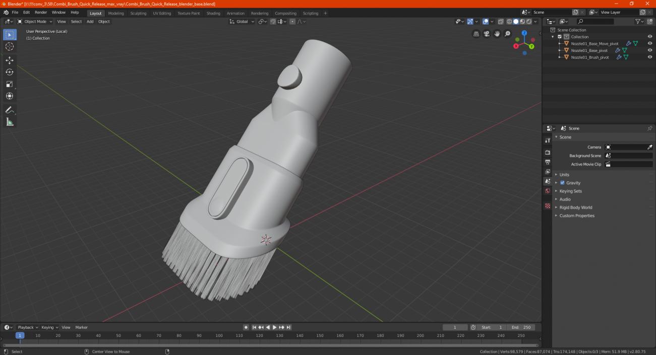 Vacuum Brush 3D