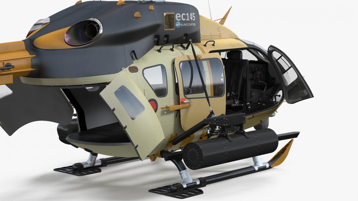 Combat Helicopter Aerial Scout 72X 3D model