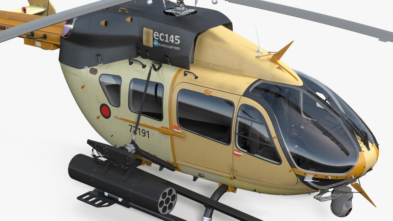 Combat Helicopter Aerial Scout 72X 3D model