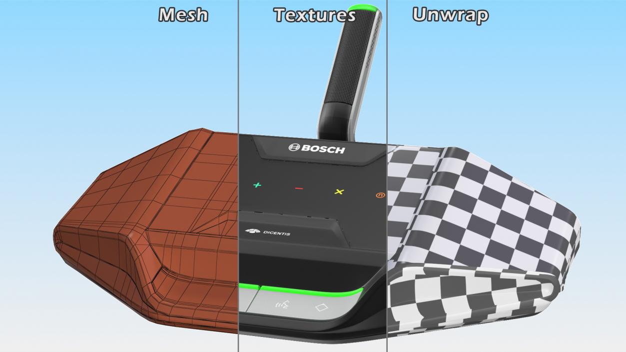 3D Bosch Dicentis DCNM DVT Discussion Device with Voting model