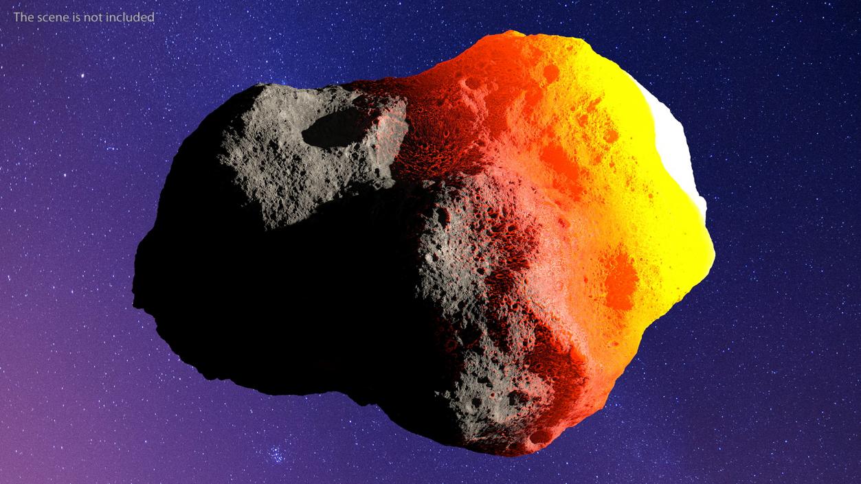 3D Asteroid Entering Atmosphere model