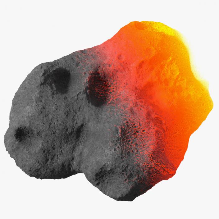 3D Asteroid Entering Atmosphere model