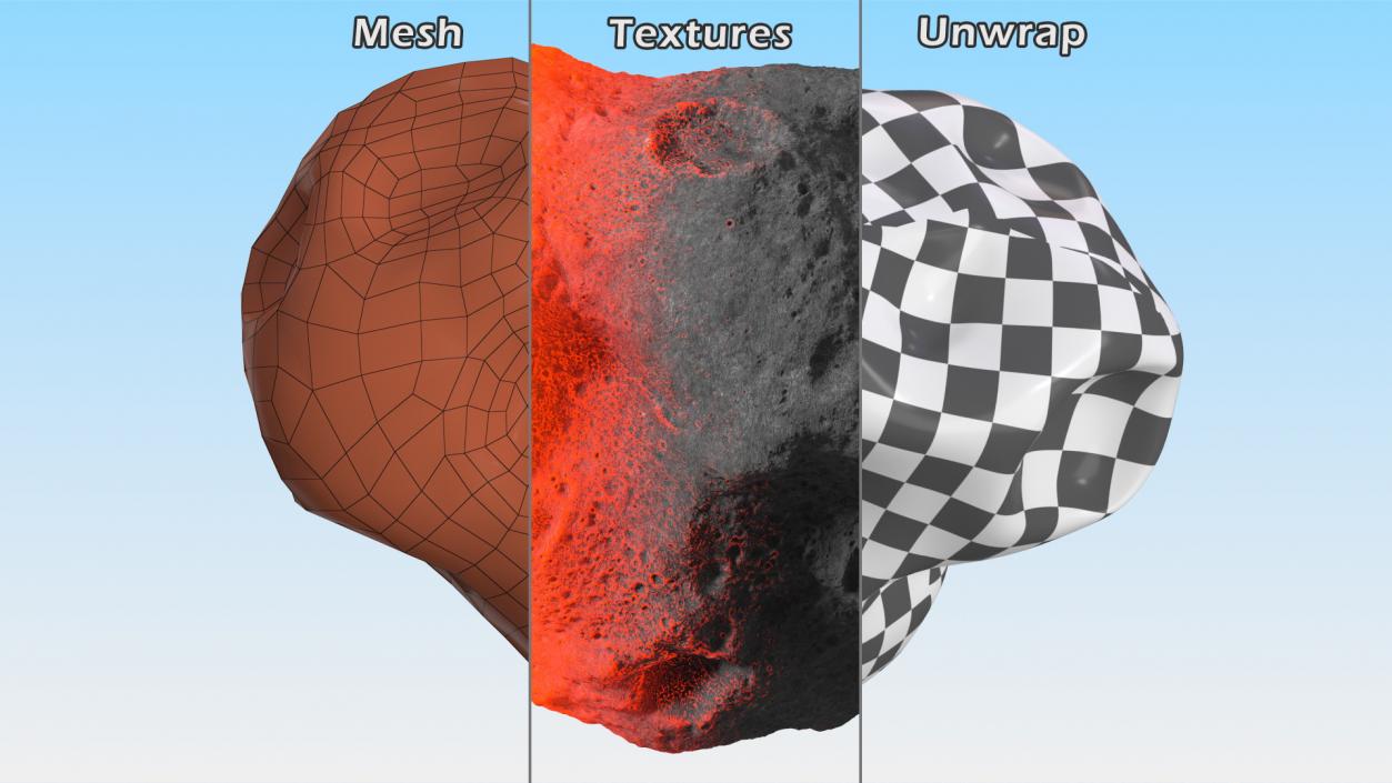 3D Asteroid Entering Atmosphere model