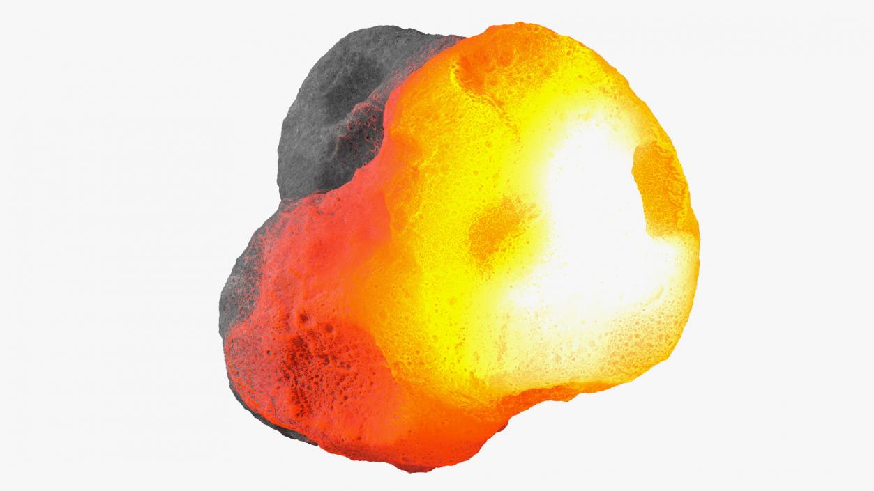 3D Asteroid Entering Atmosphere model