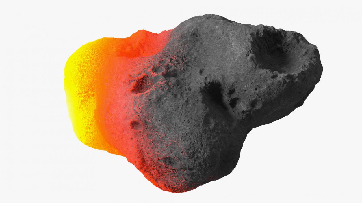 3D Asteroid Entering Atmosphere model