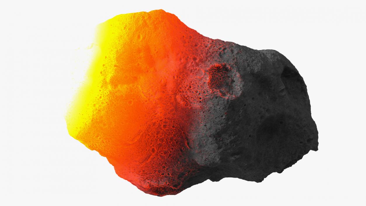 3D Asteroid Entering Atmosphere model