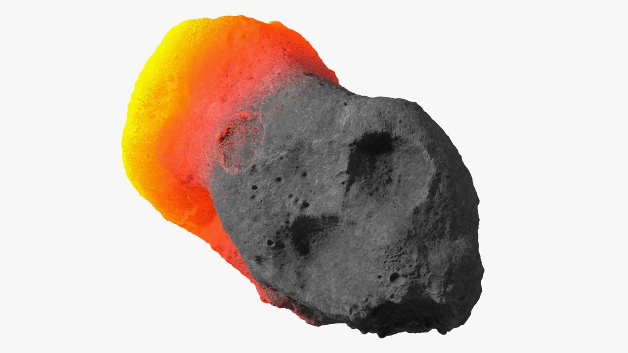 3D Asteroid Entering Atmosphere model