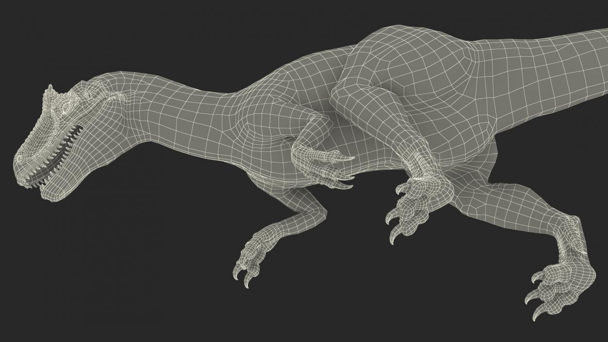 3D Allosaurus Running model