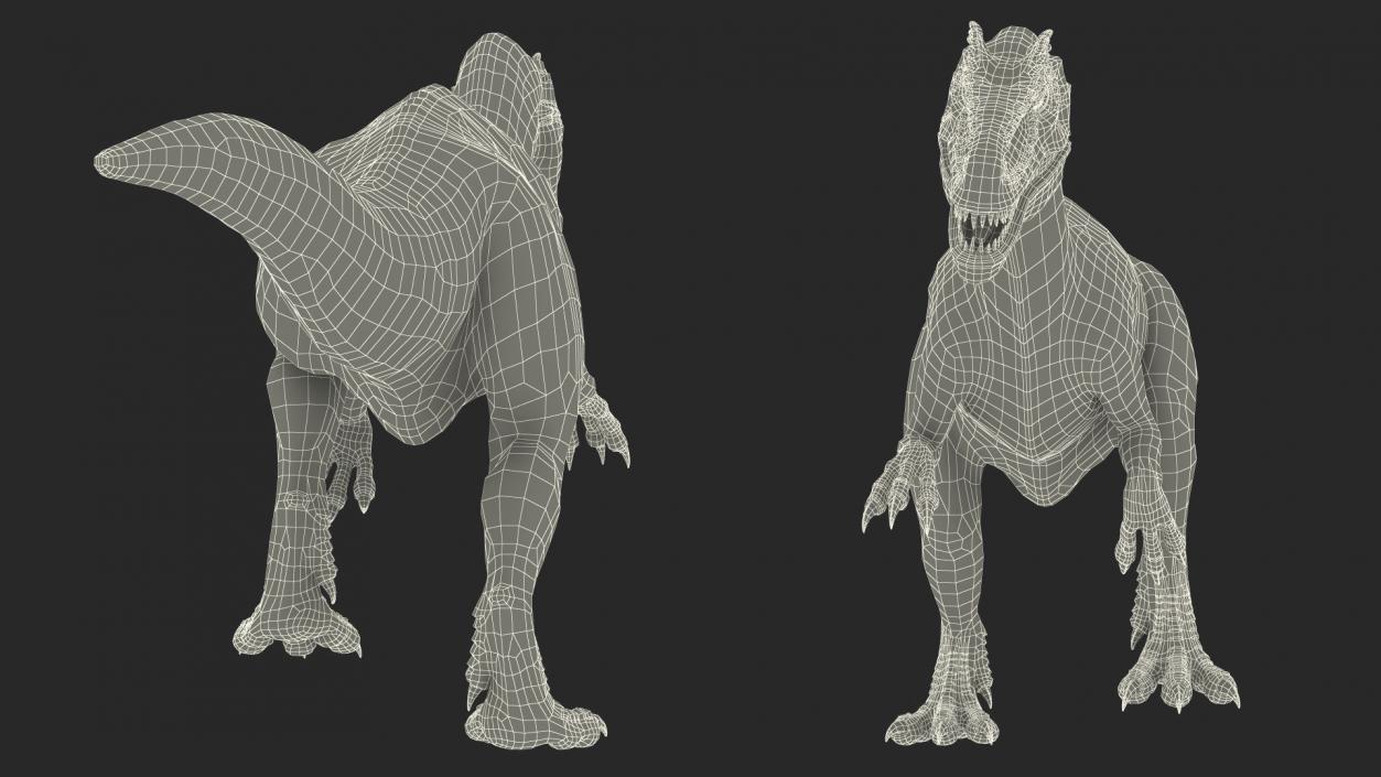 3D Allosaurus Running model