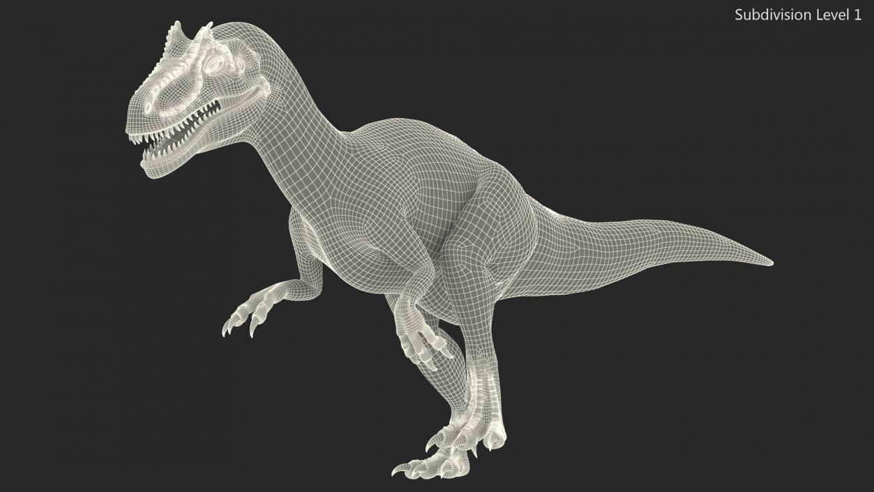 3D Allosaurus Running model