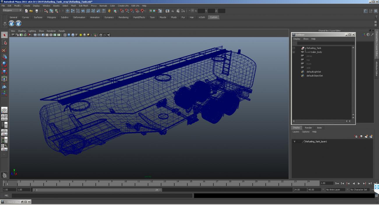 Refueling Tank Generic 3D