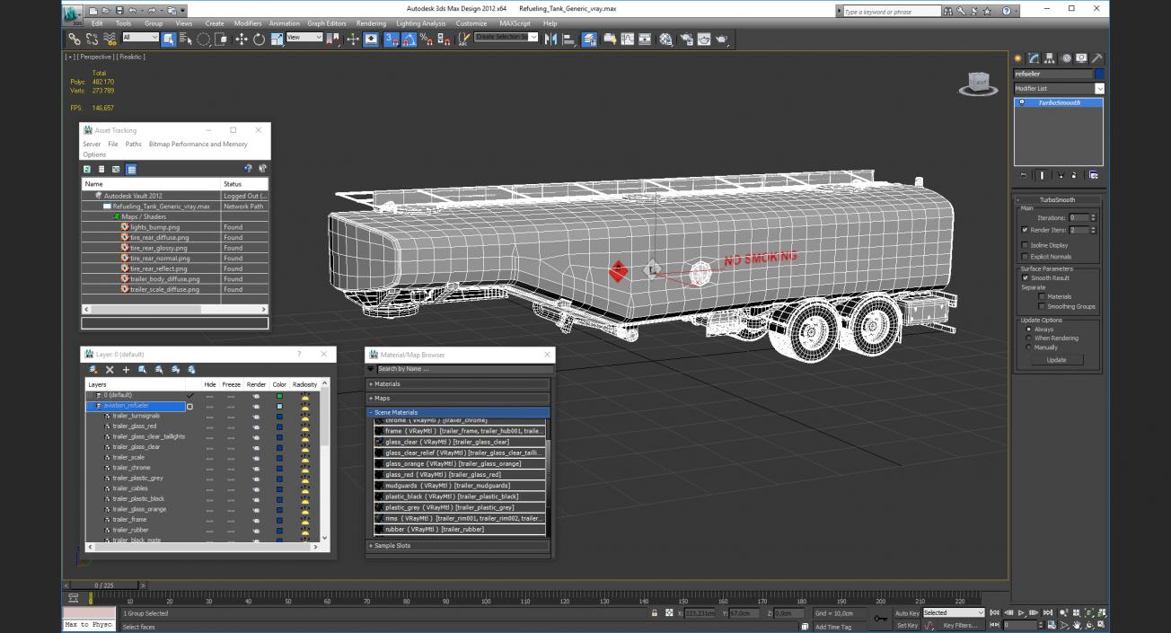 Refueling Tank Generic 3D