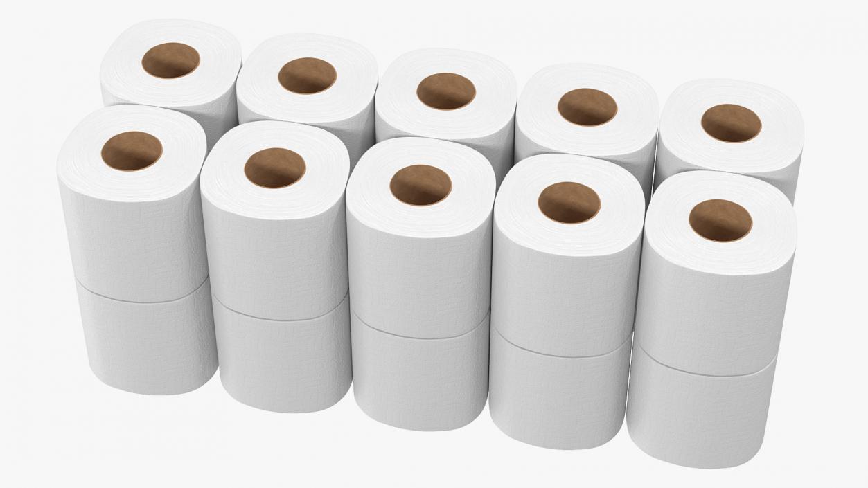 Scott Regular Roll Bath Tissue 20 Rolls 3D model