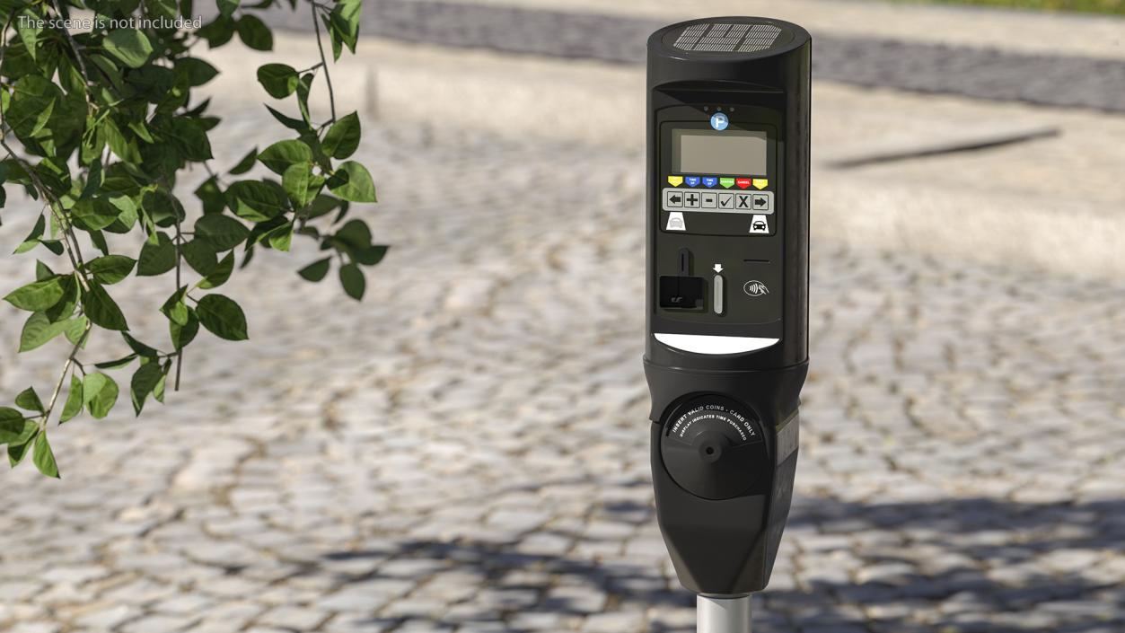 Smart Parking Meter 3D model