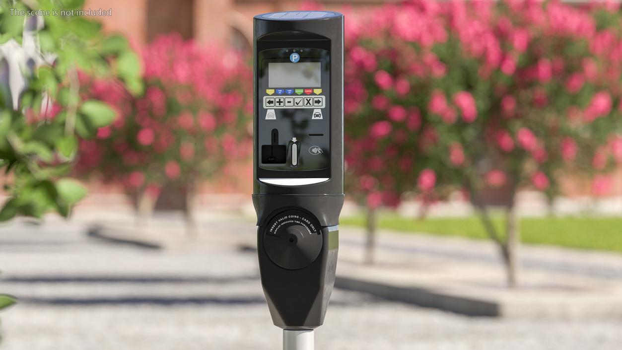 Smart Parking Meter 3D model