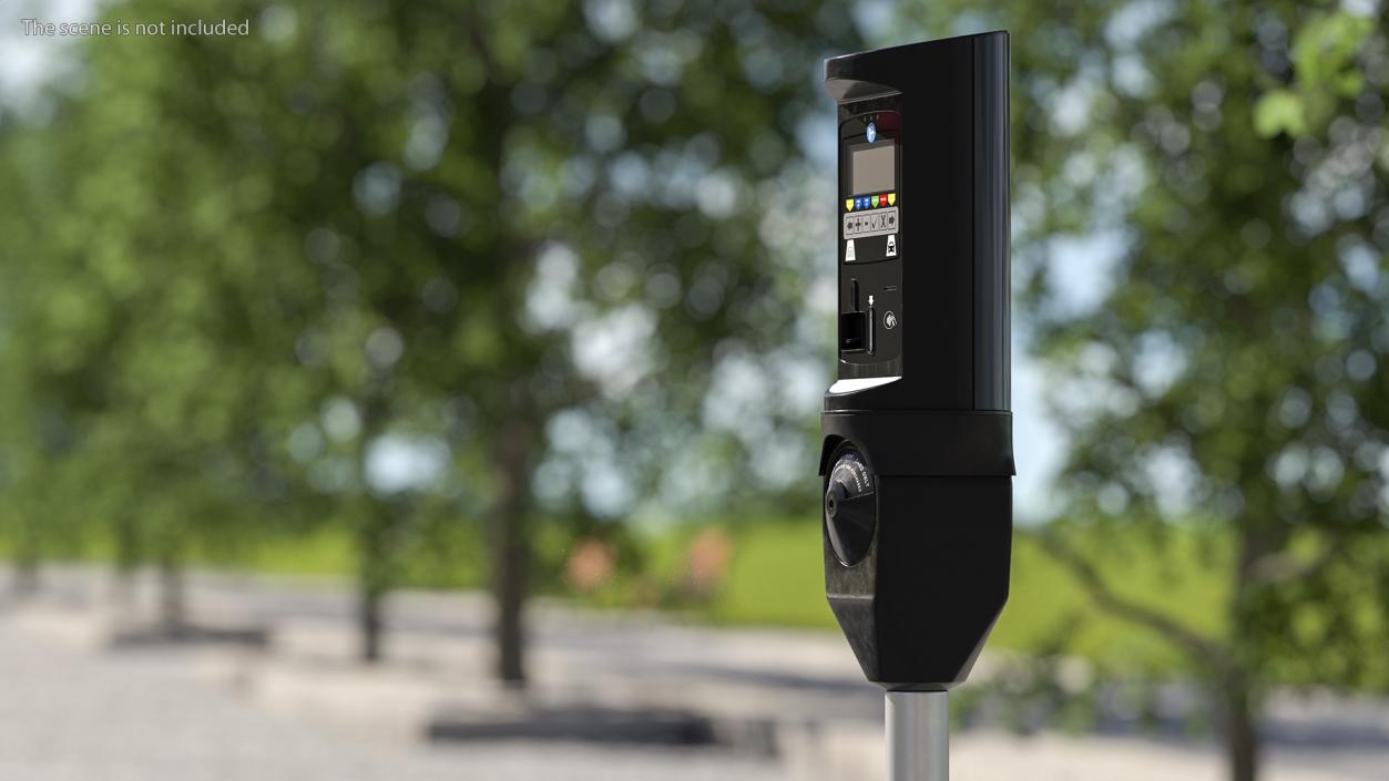 Smart Parking Meter 3D model