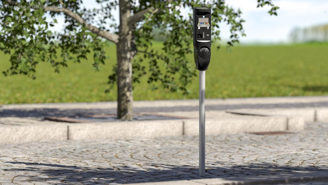 Smart Parking Meter 3D model