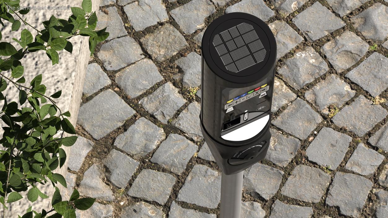 Smart Parking Meter 3D model