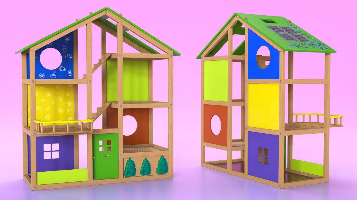 Wooden Toys Collection 3 3D model