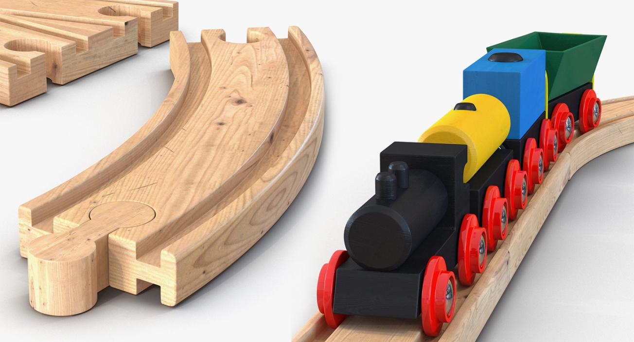 Wooden Toys Collection 3 3D model