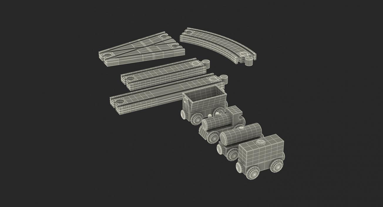 Wooden Toys Collection 3 3D model