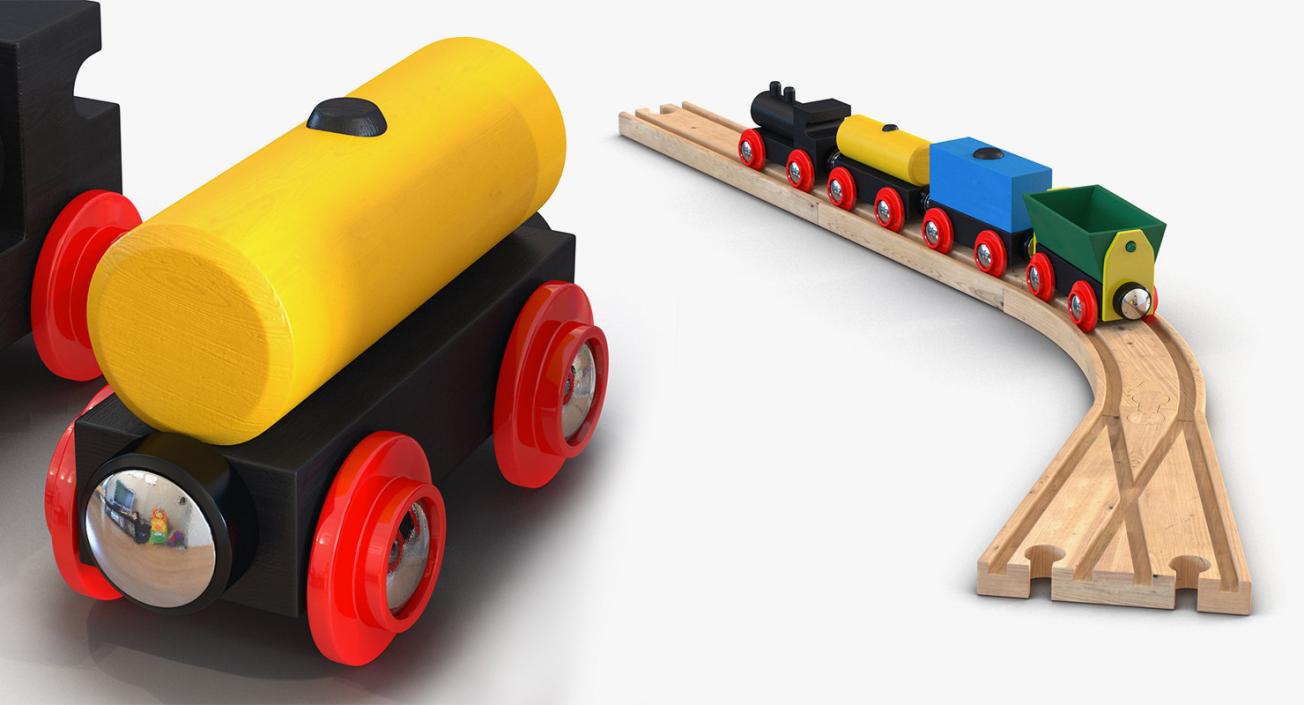 Wooden Toys Collection 3 3D model