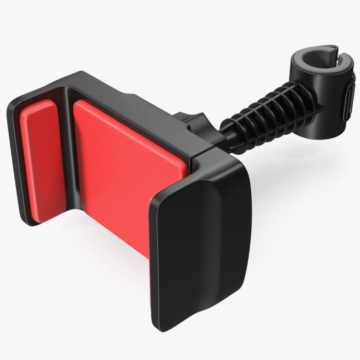 Quick Release Pipe Clamp Phone Holder 3D