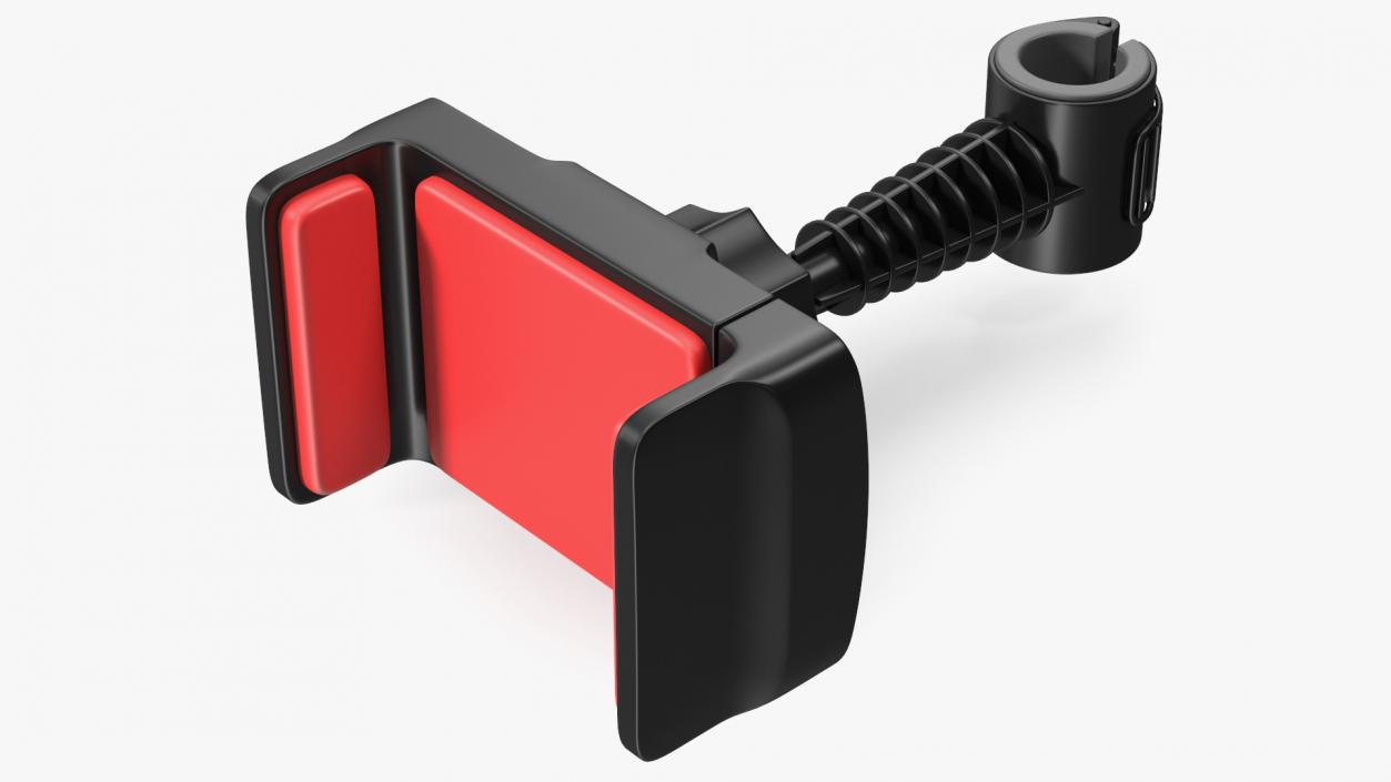 Quick Release Pipe Clamp Phone Holder 3D