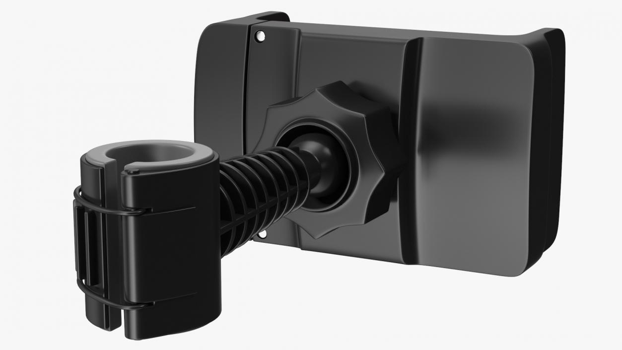 Quick Release Pipe Clamp Phone Holder 3D