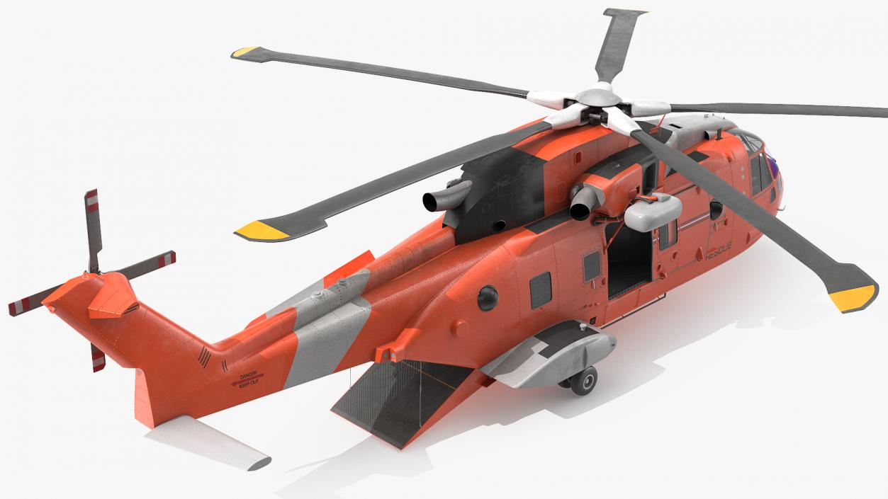 3D Search and Rescue Helicopter model