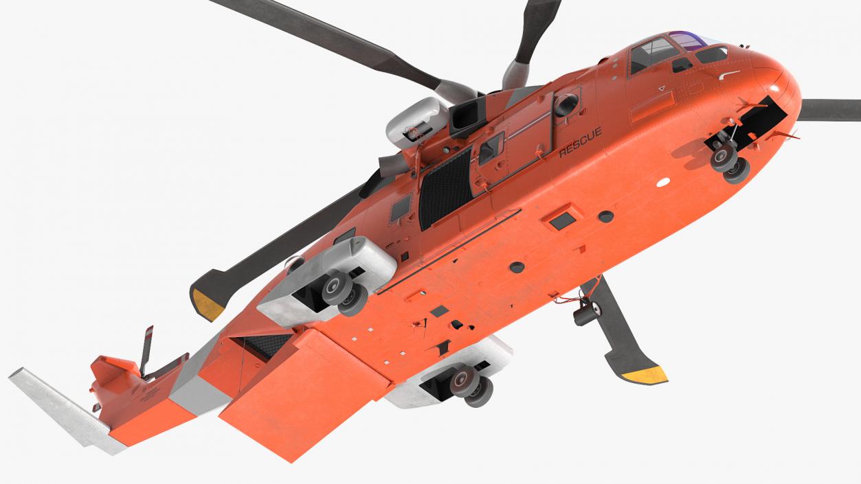 3D Search and Rescue Helicopter model